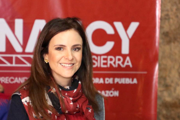 Nancy de la Sierra en ser electa candidata por Morena