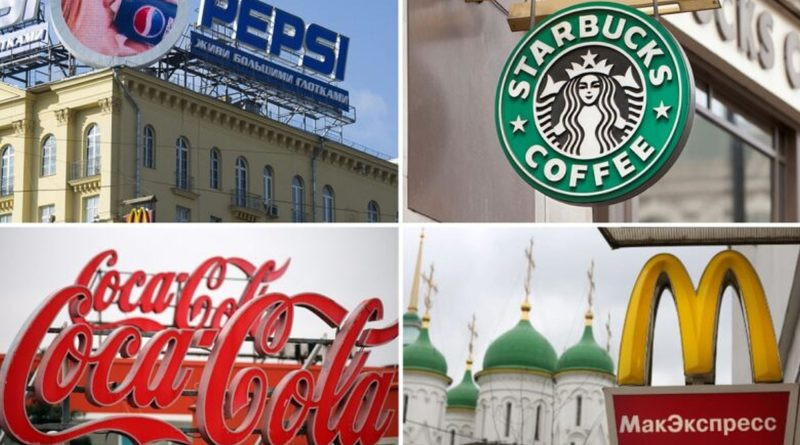 McDonald's, CocaCola, Starbucks y Pepsi suspenden sus operaciones en Rusia