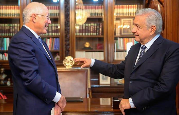 Ken salazar y amlo