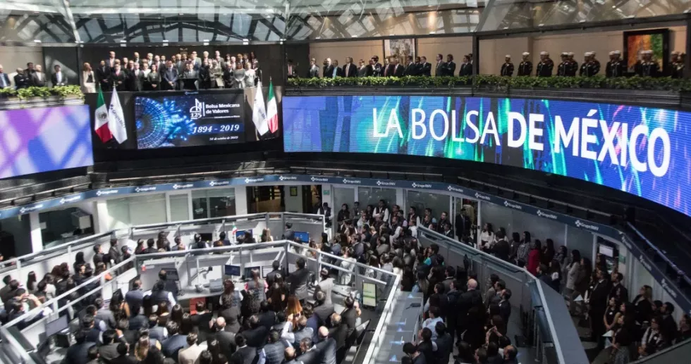 Bolsa mexicana valores interiores mexico