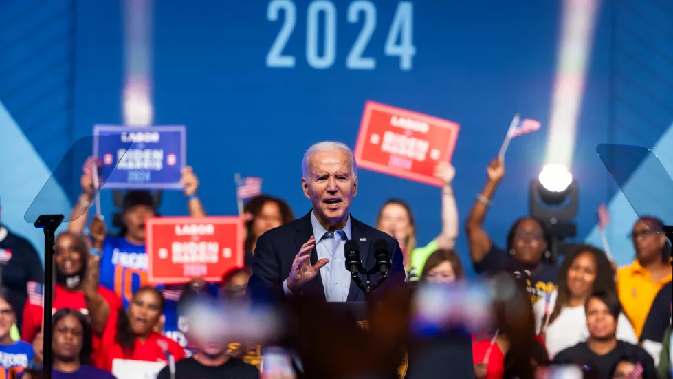 Joe biden primer mitin campana elecciones 2024 98