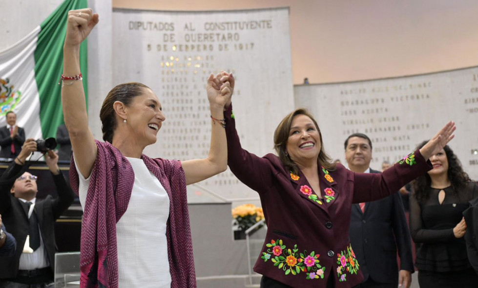 Nahle Sheinbaum toma de protesta