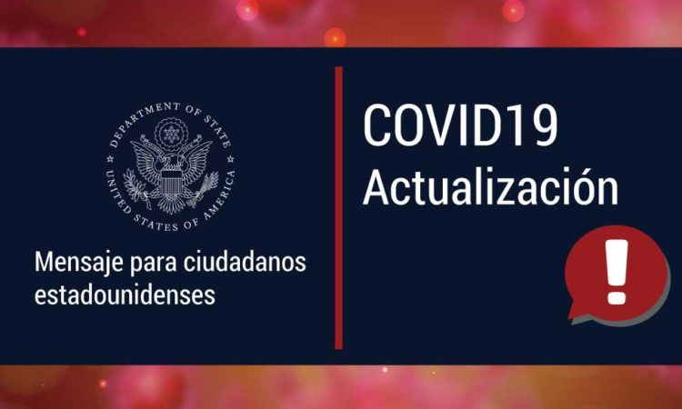 Alerta de viajes a mexico por covid 19