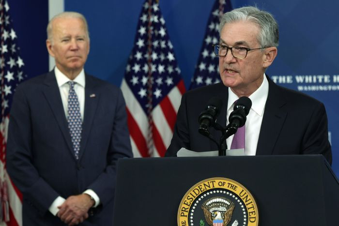Joe biden y jerome powell